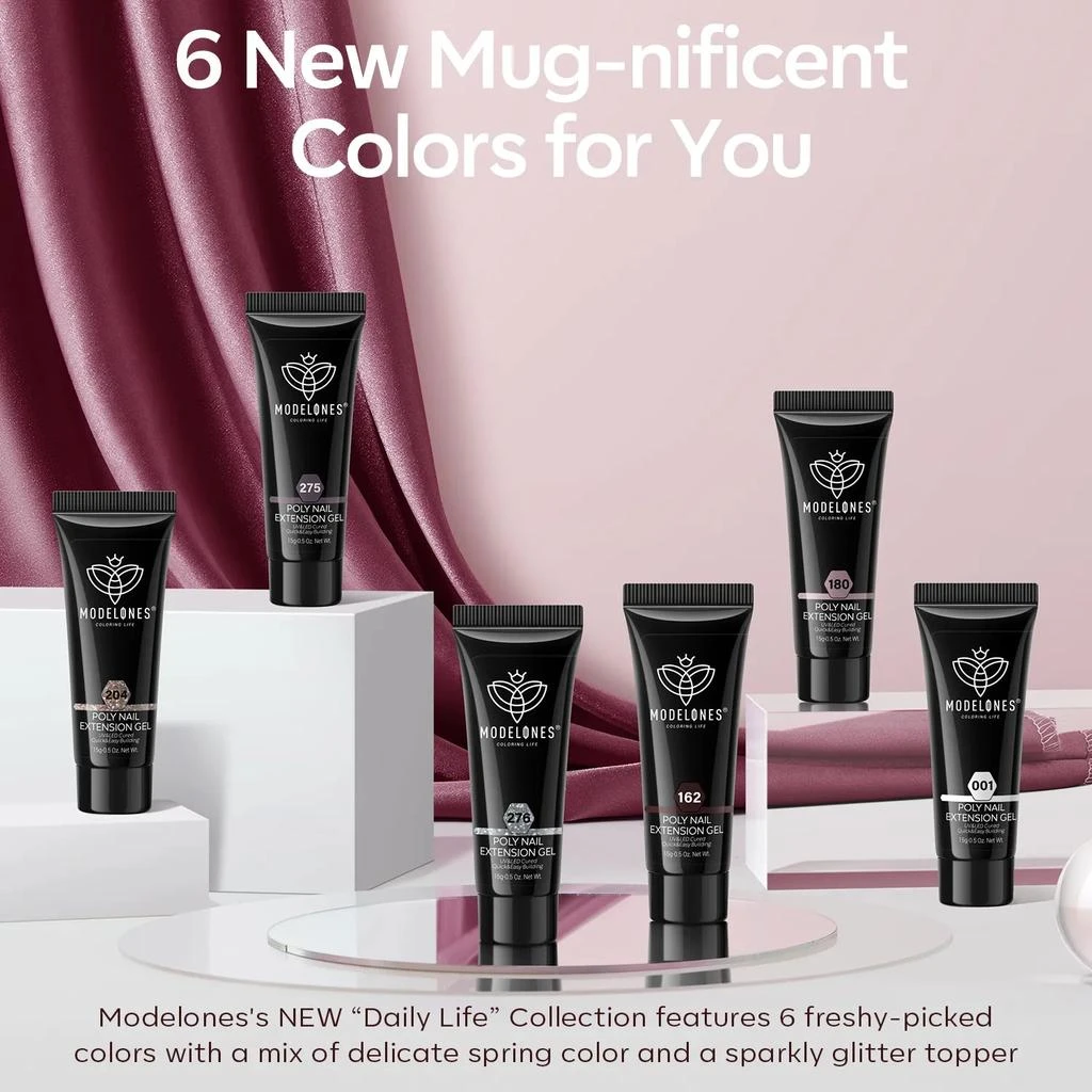 Yours Truly - 6 Shades Poly Nail Gel Set 商品