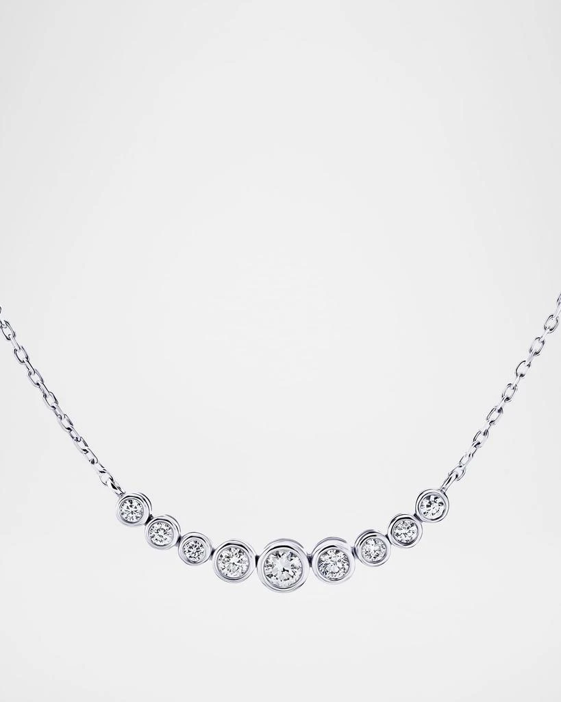 商品Cassidy Diamonds|18K White Gold Graduated Nine-Stone Diamond Necklace, 18"L,价格¥13693,第1张图片