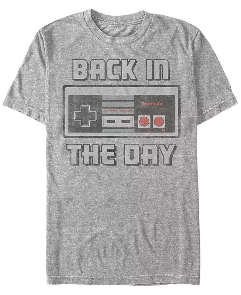 商品Nintendo|Nintendo Men's NES Controller Back in The Day Short Sleeve T-Shirt,价格¥187,第1张图片