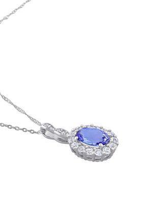 商品Saks Fifth Avenue|14K White Gold & Multi-Stone Pendant Necklace,价格¥7120,第4张图片详细描述