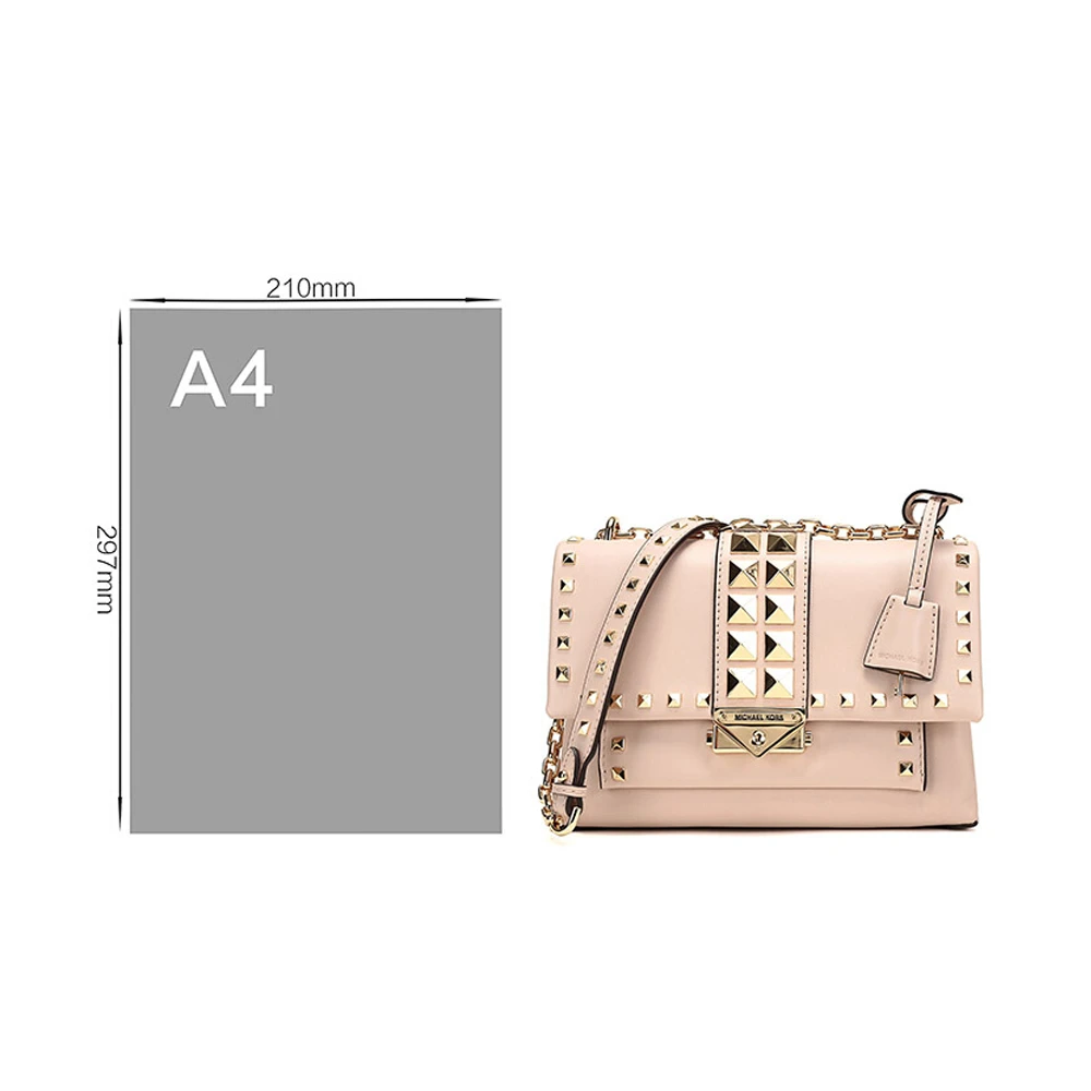 MICHAEL KORS 女士粉色中号牛皮革单肩斜挎包 30S9G0EL6L-SOFTPINK 商品