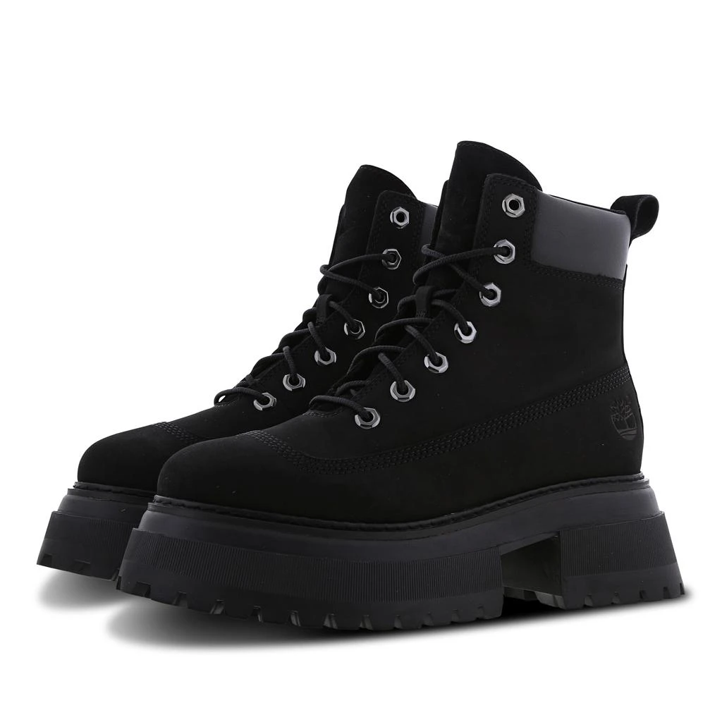 商品Timberland|Timberland Sky 6 In Lace Up Black - Women Boots,价格¥695,第2张图片详细描述