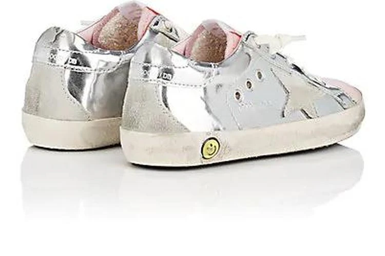 商品Golden Goose|Kids' Superstar Metallic Leather Sneakers,价格¥1785,第3张图片详细描述