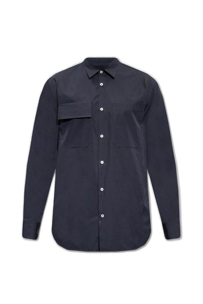 Jil Sander	Buttoned Long-Sleeved Shirt商品第1张图片规格展示