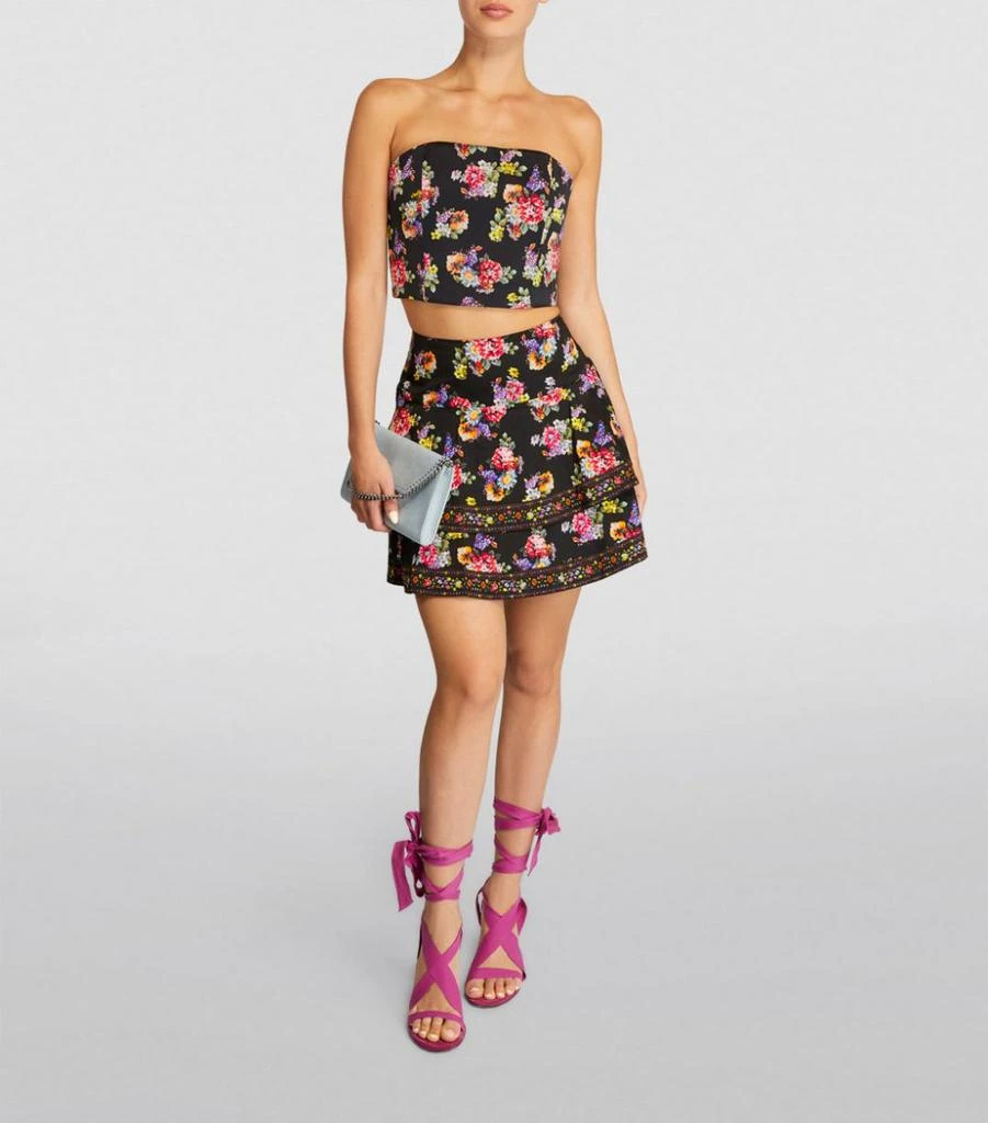 商品Alice + Olivia|Tiered Marvis Mini Skirt,价格¥2688,第2张图片详细描述