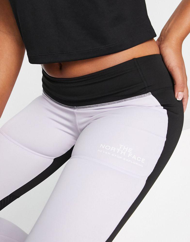 The North Face Training high waist performance leggings in lilac商品第3张图片规格展示