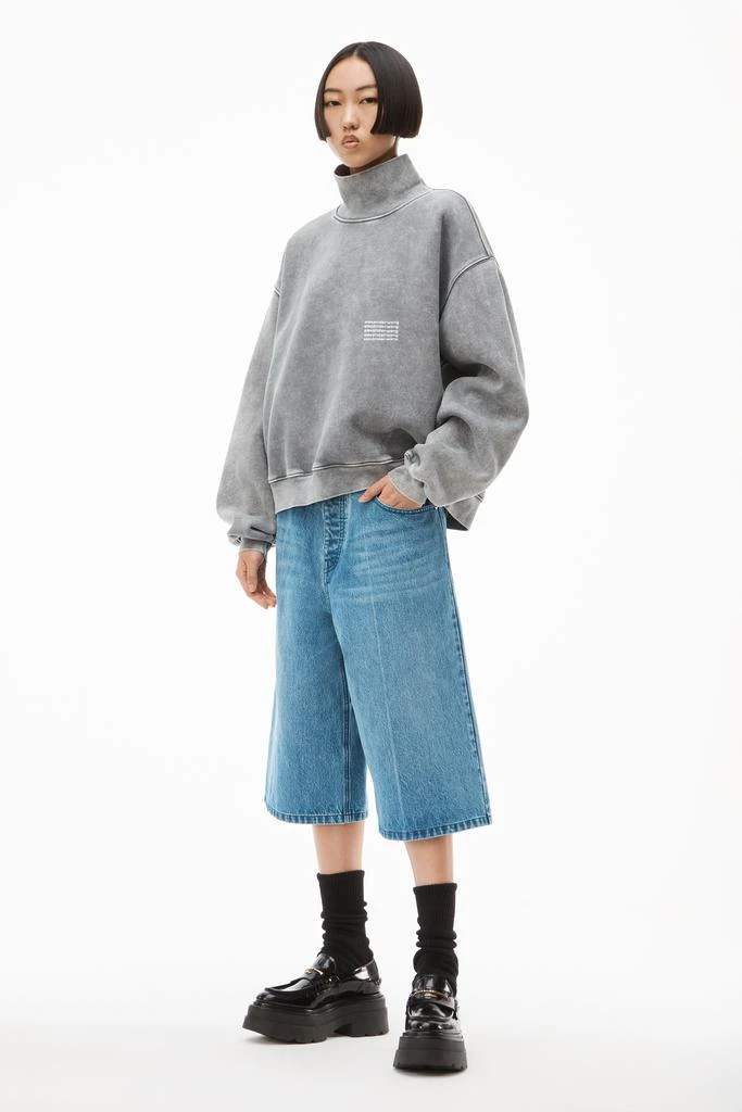 HIGH NECK PULLOVER IN DENSE FLEECE 商品