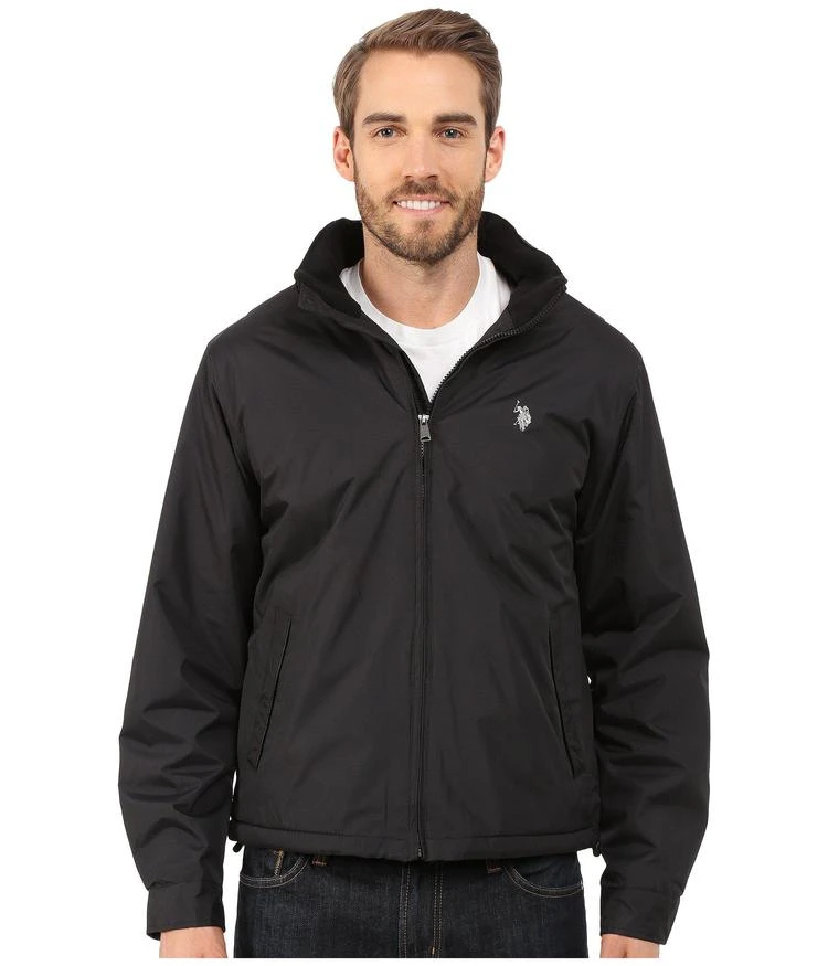 商品U.S. POLO ASSN.|U.S. POLO ASSN. Mock Neck Jacket Polar Fleece Lined 男士外套,价格¥632,第1张图片