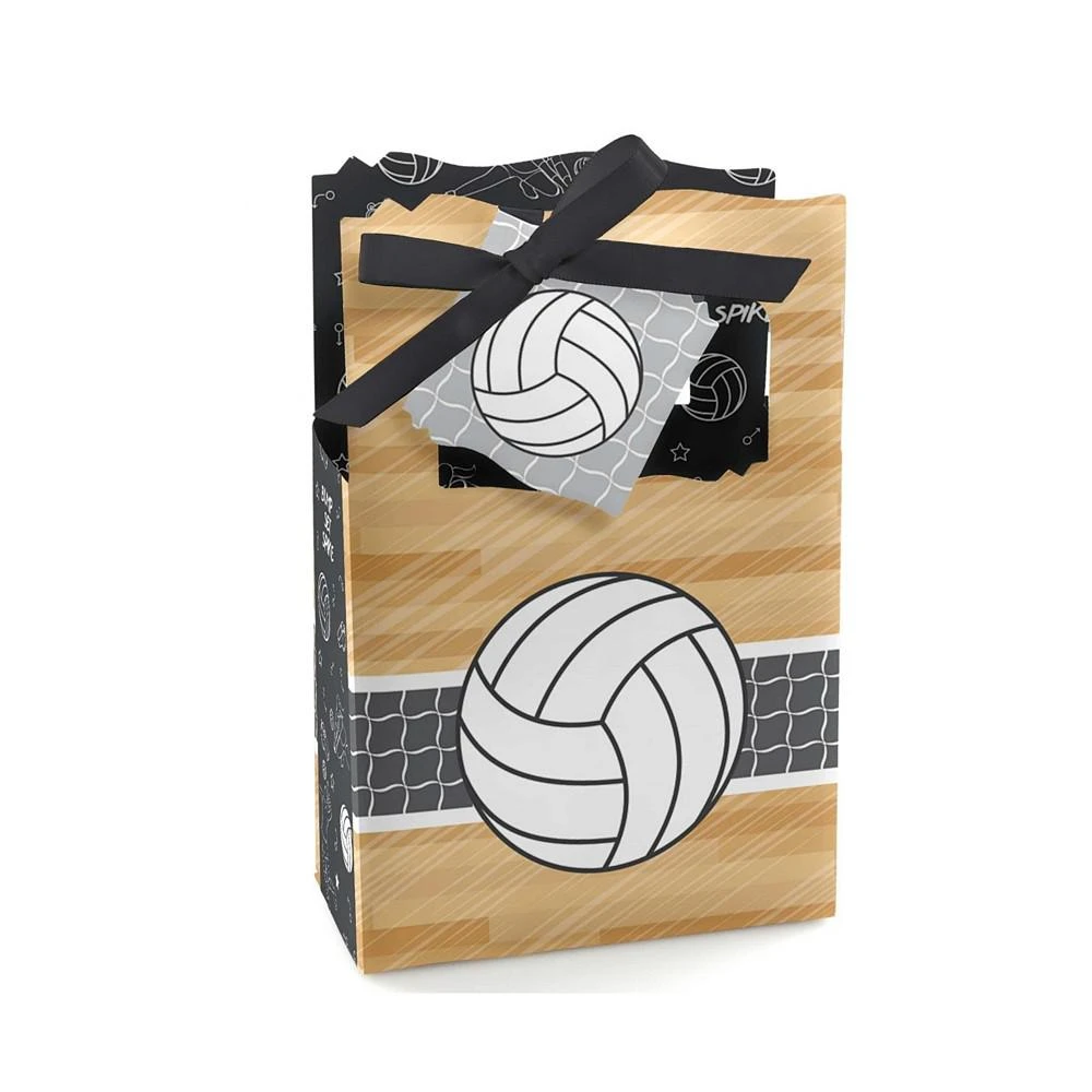 商品Big Dot of Happiness|Bump, Set, Spike - Volleyball - Baby Shower or Birthday Party Favor Boxes - Set of 12,价格¥157,第1张图片