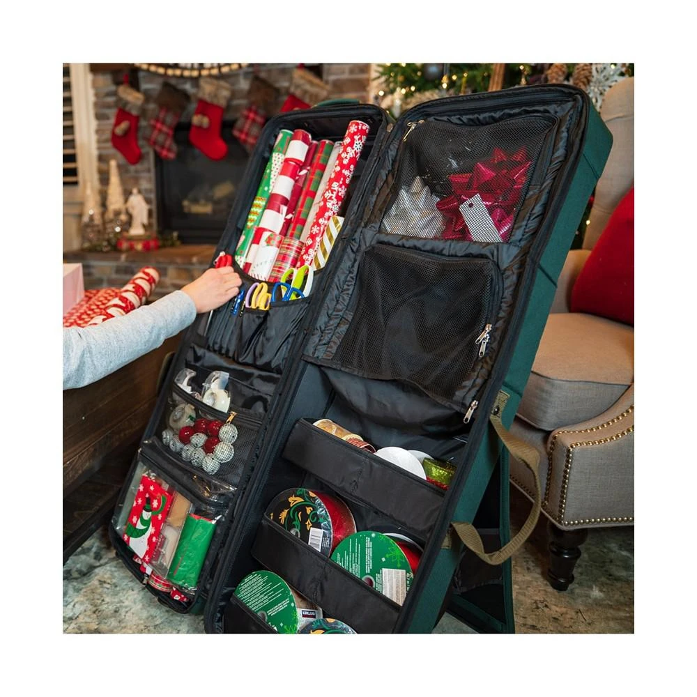 商品Northlight|Christmas Deluxe Gift Wrap and Craft Station Bag, 42",价格¥5209,第5张图片详细描述
