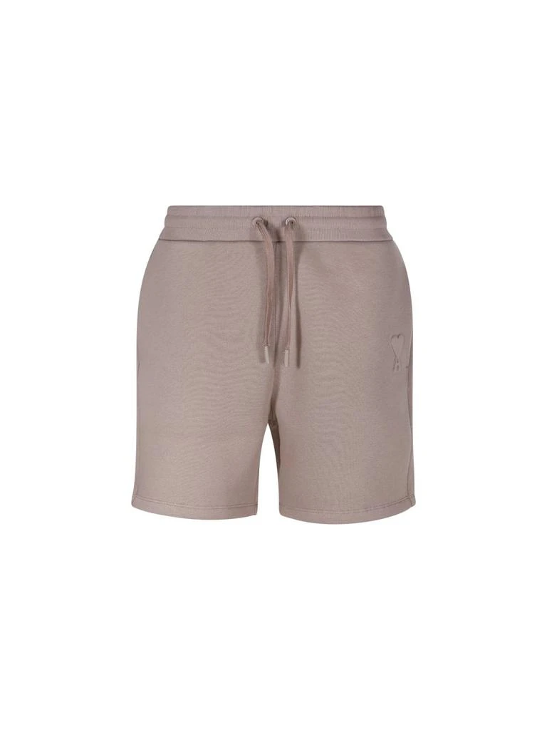 商品AMI|AMI Paris Logo Embossed Drawstring Shorts,价格¥1363,第1张图片