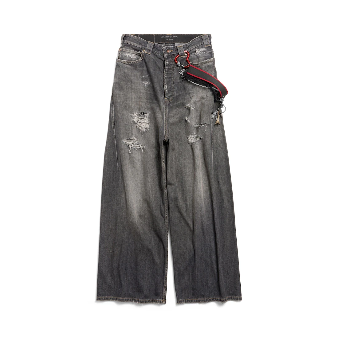 【预售】 巴黎世家 25春夏 男士 休闲裤 Men's Charms Baggy Pants in Dark Grey 831693TSW671441  商品