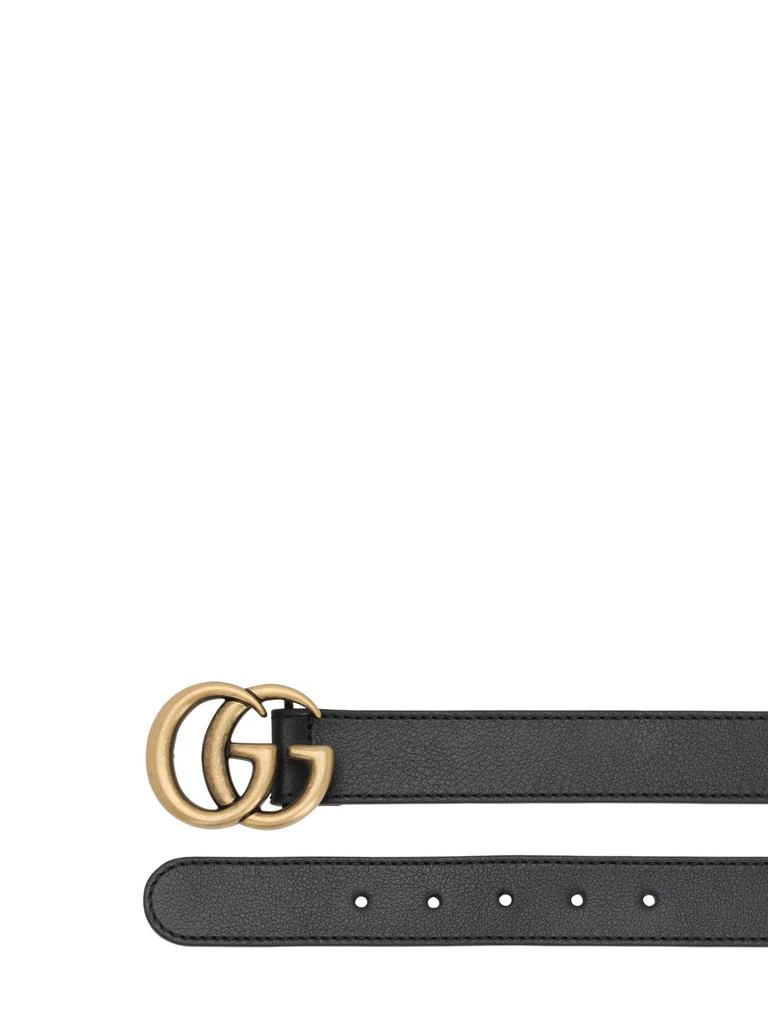 商品Gucci|2.5cm Logo Leather Belt,价格¥2412,第1张图片详细描述