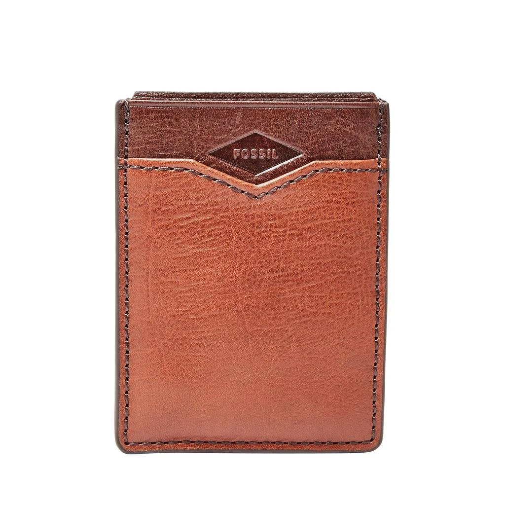 商品Fossil|Fossil Men's Easton RFID Leather Front Pocket Wallet,价格¥145,第1张图片