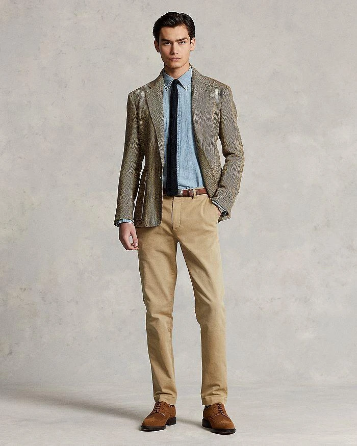 商品Ralph Lauren|Stretch Slim Fit Knitlike Chino Pants,价格¥1277,第2张图片详细描述