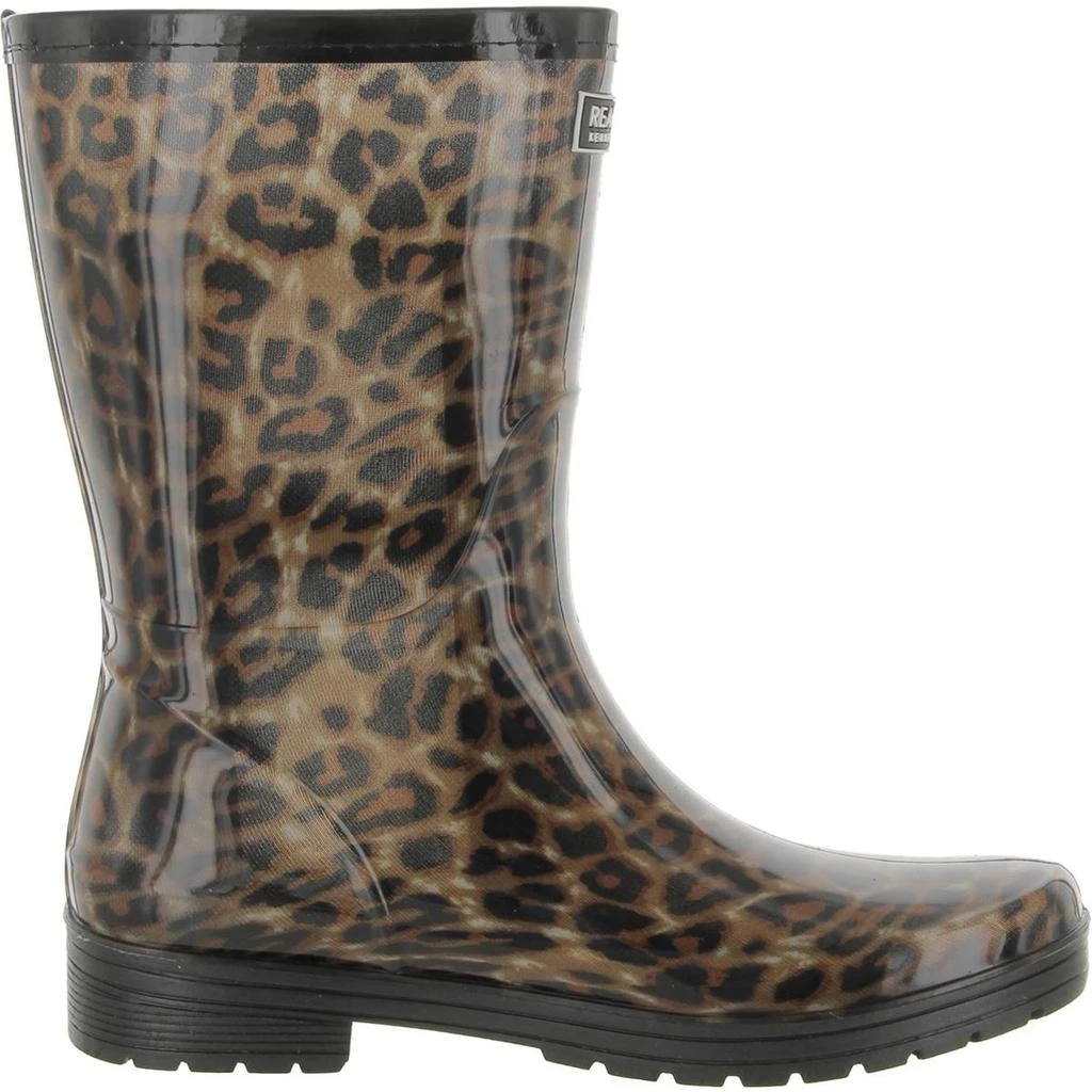 Kenneth Cole Reaction Womens Rain Buckle Mid-Calf Man Made Rain Boots 商品