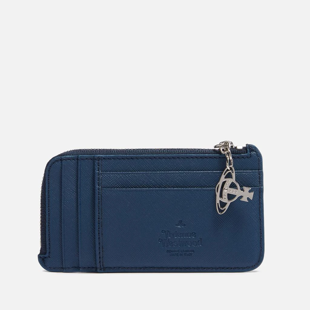 商品Vivienne Westwood|Vivienne Westwood Saffiano Zipped Leather Cardholder,价格¥707,第1张图片