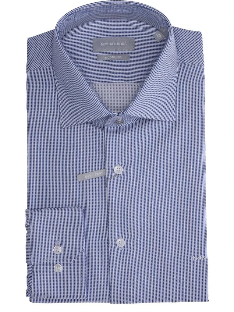 商品Michael Kors|Dobby Modern Fit Blue Shirt,价格¥830,第1张图片