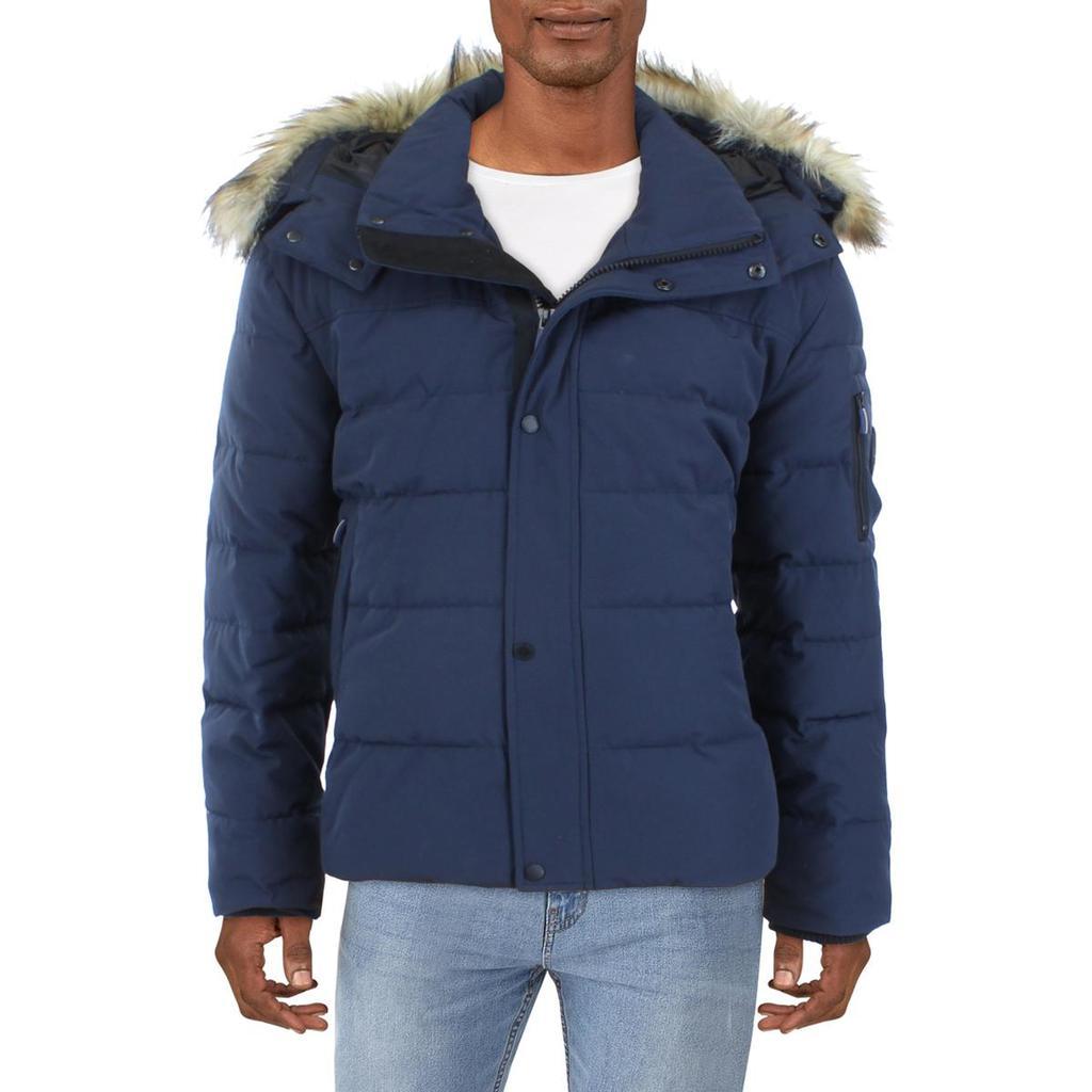 商品Vince Camuto|Vince Camuto Mens Warm Short Puffer Jacket,价格¥545,第1张图片