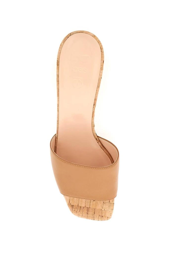 商品SI ROSSI|Si sergio rossi nappa and cork si rossi mules,价格¥3375,第2张图片详细描述