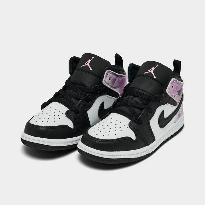 商品Jordan|Kids' Toddler Air Jordan 1 Mid Casual Shoes,价格¥374,第2张图片详细描述