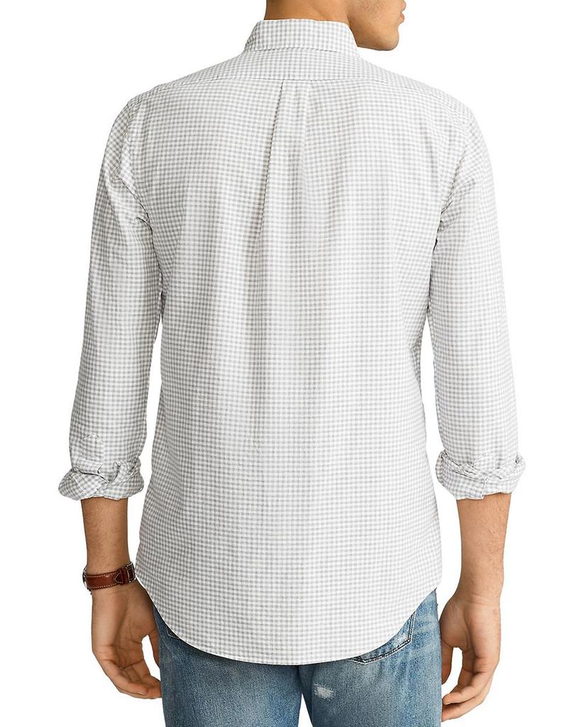 Classic Fit Gingham Oxford Button-Down Shirt商品第3张图片规格展示