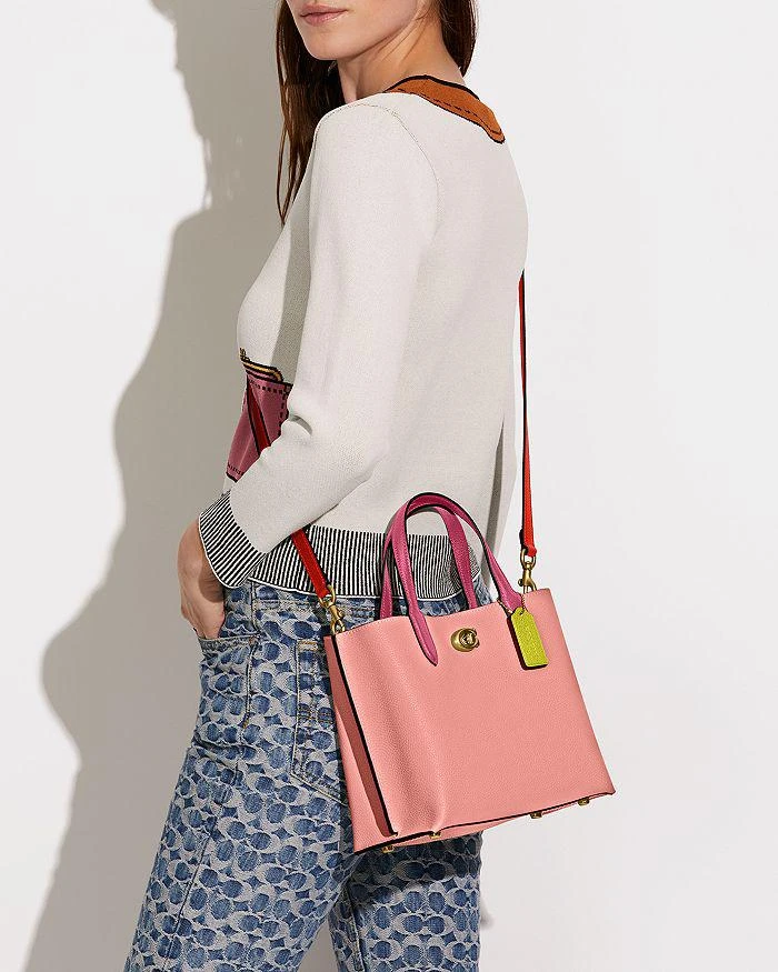 商品Coach|Willow 24 Large Color Block Tote,价格¥937,第3张图片详细描述