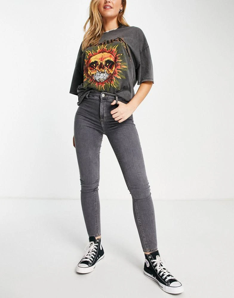 商品Topshop|Topshop Joni jean in grey,价格¥129,第1张图片