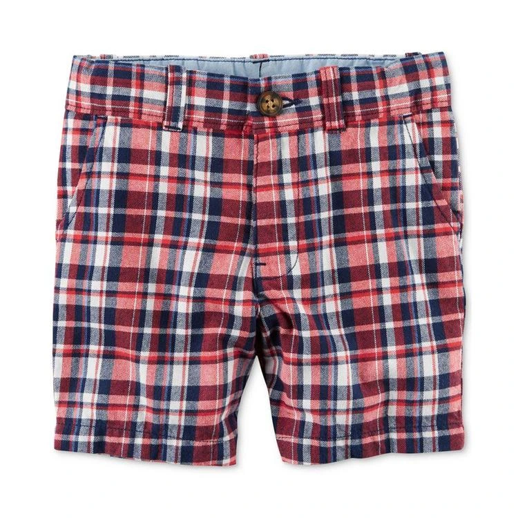 商品Carter's|Plaid Cotton Shorts, Little Boys (4-7),价格¥42,第2张图片详细描述