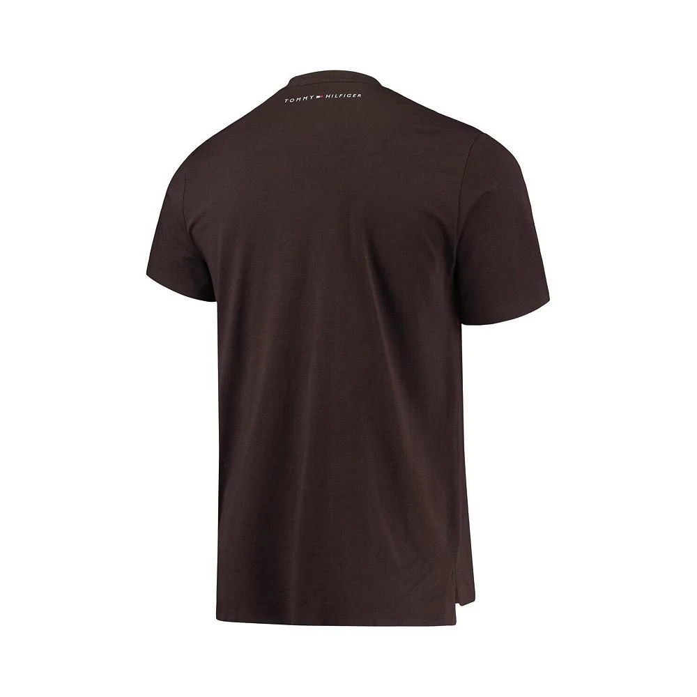 商品Tommy Hilfiger|Men's Brown Cleveland Browns The Travis T-shirt,价格¥452,第3张图片详细描述