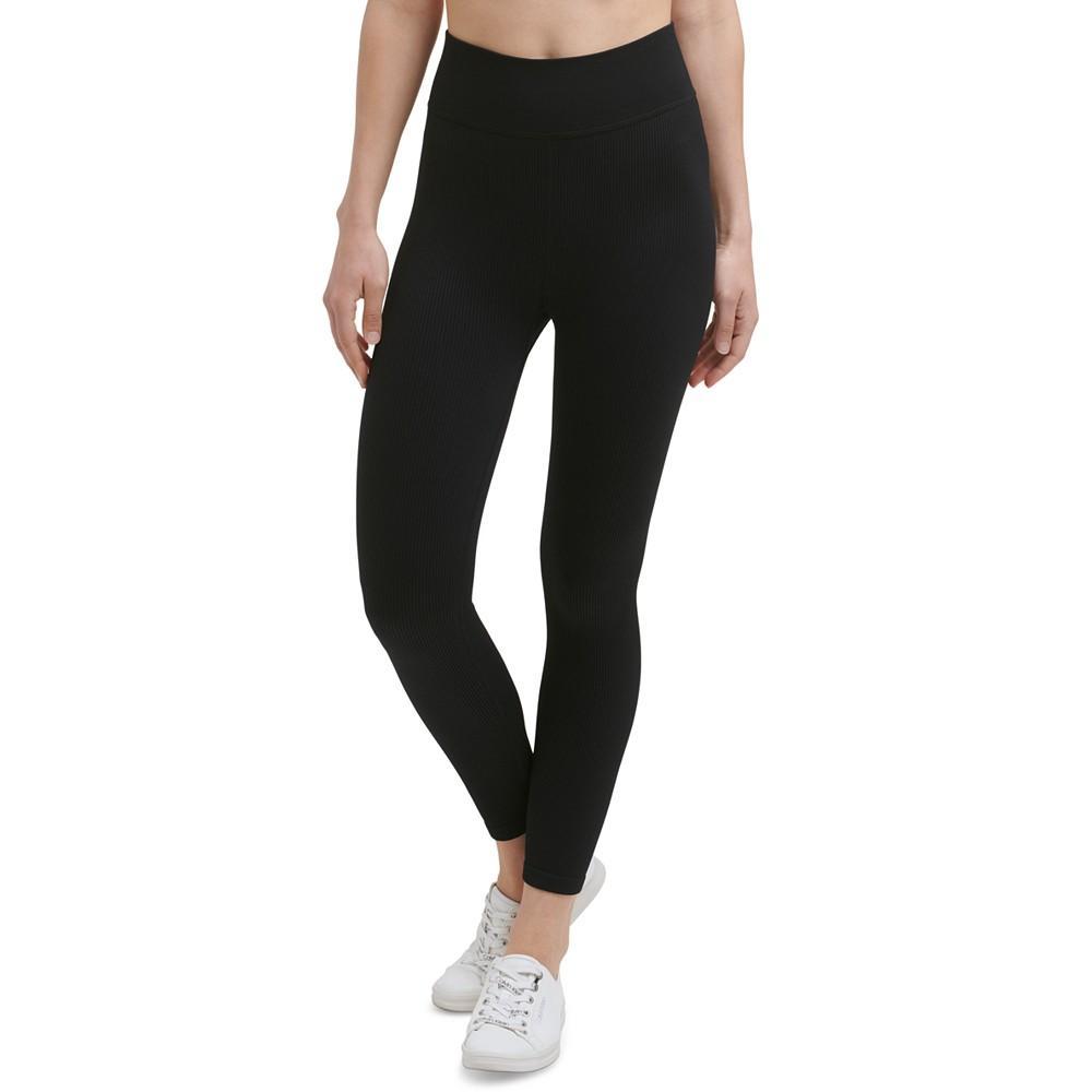 商品Calvin Klein|Ribbed High Rise 7/8 Leggings,价格¥446,第2张图片详细描述