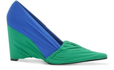 商品JW Anderson|围裹式坡跟经典高跟鞋,价格¥5322,第1张图片