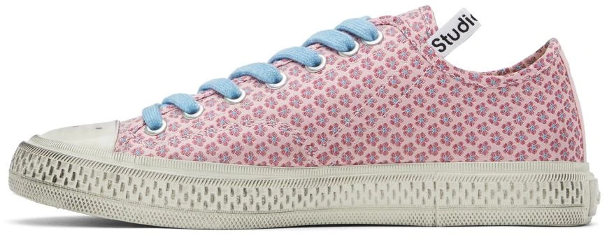 商品Acne Studios|Pink & Blue Ballow Jacquard Alina Sneakers,价格¥1489,第3张图片详细描述