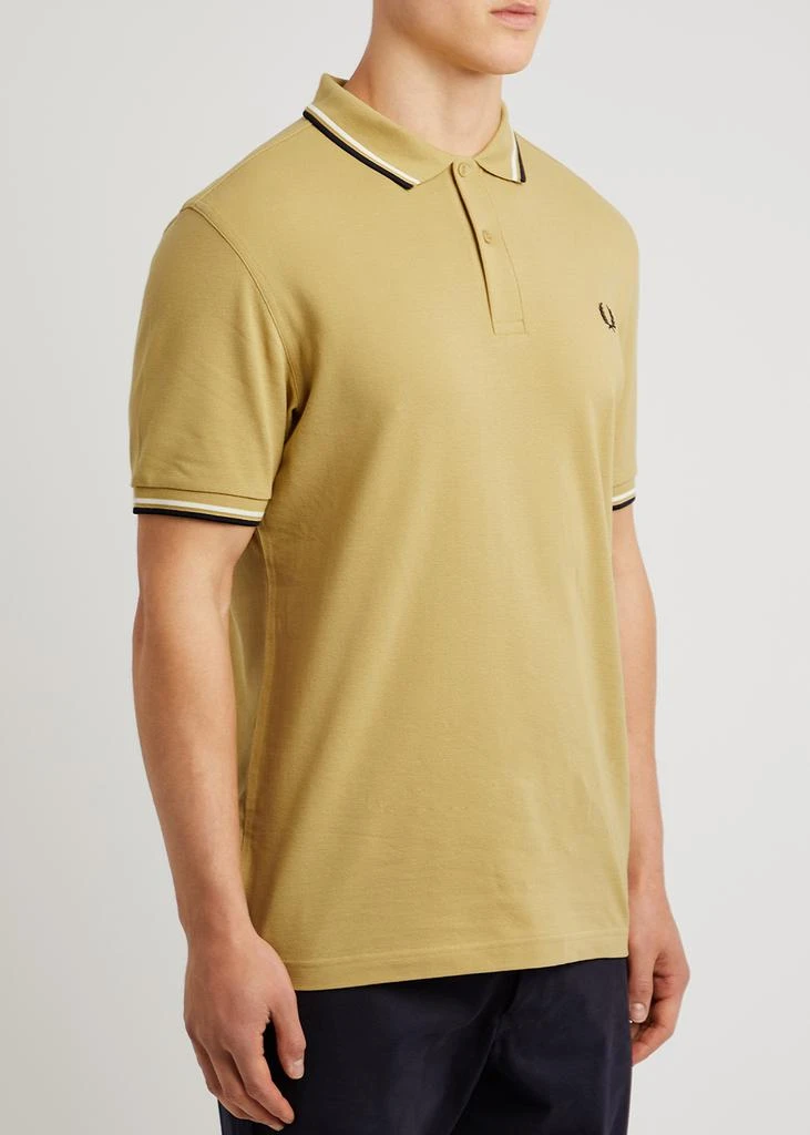 商品Fred Perry|Camel logo piqué cotton polo shirt,价格¥324,第2张图片详细描述