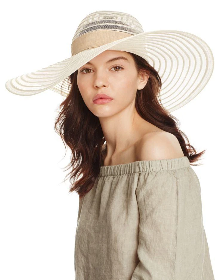 商品AQUA|Floppy Sun Hat with Ribbon Trim - 100% Exclusive,价格¥306,第1张图片