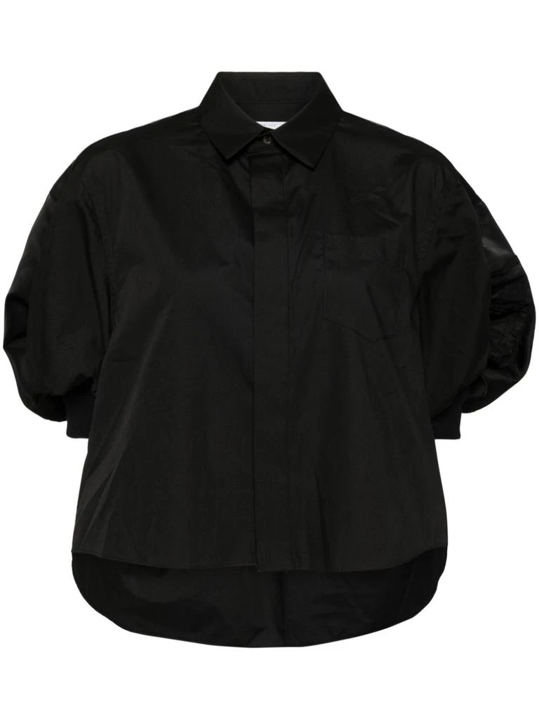 商品Sacai|COTTON AND NYLON SHIRT,价格¥3293,第1张图片