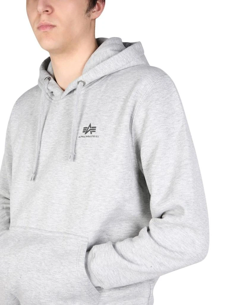 商品Alpha Industries|Alpha Industries Logo Print Drawstring Hoodie,价格¥283,第4张图片详细描述