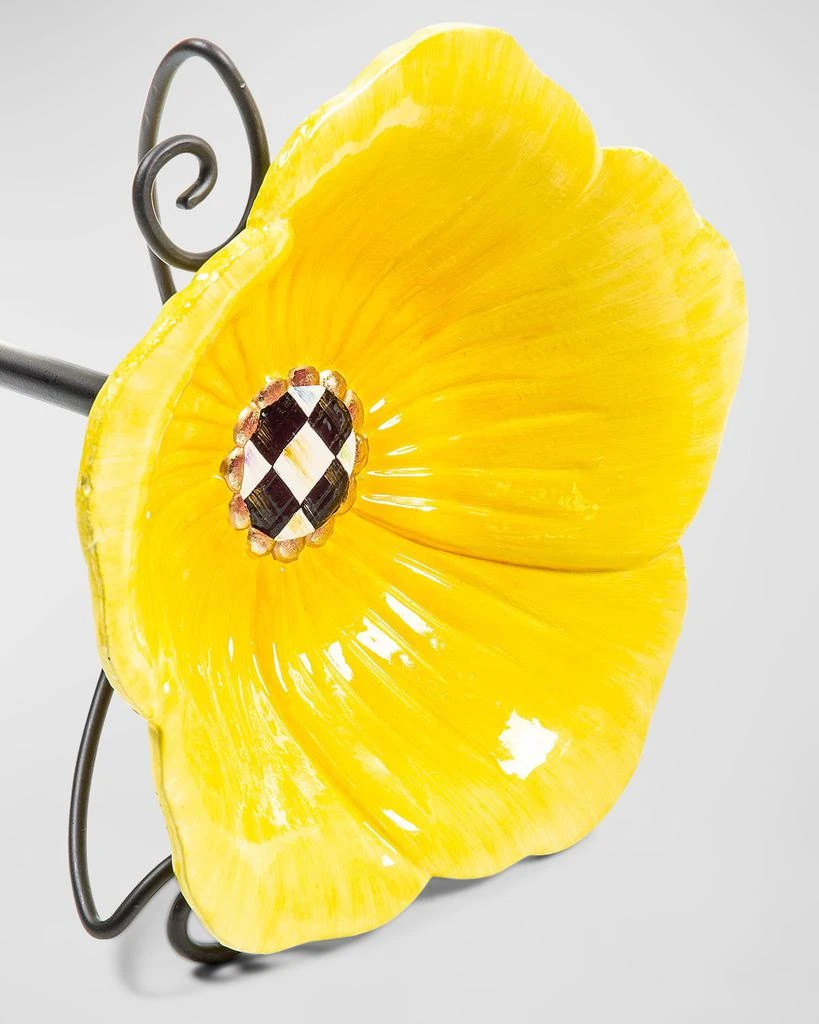 商品MacKenzie-Childs|Avant Garden Yellow Birdbath Stake,价格¥761,第2张图片详细描述
