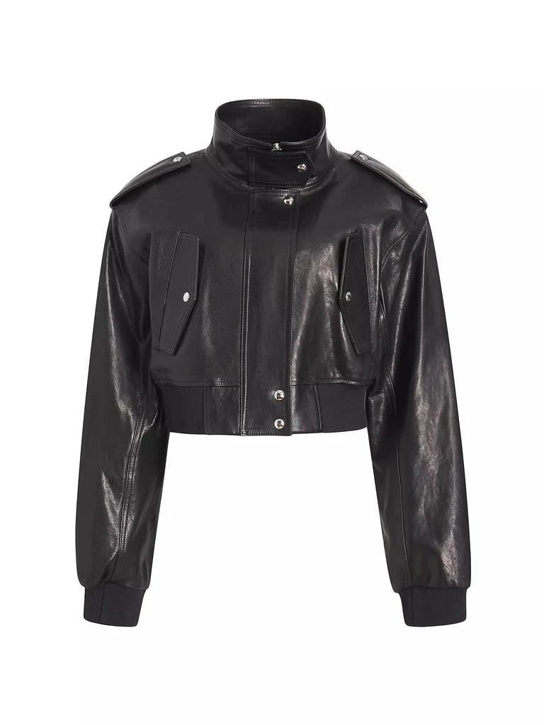 商品Khaite|Kember Leather Jacket,价格¥28470,第1张图片