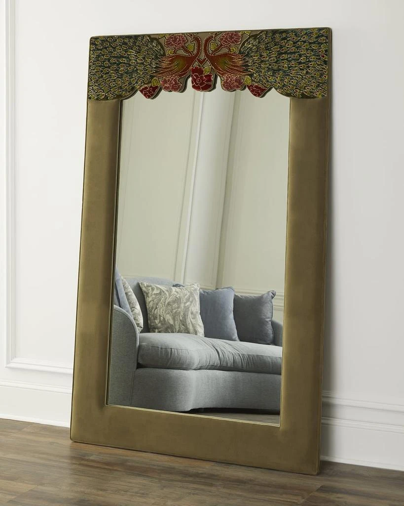 商品Haute House|Peacock Floor Mirror, Sage,价格¥25044,第1张图片