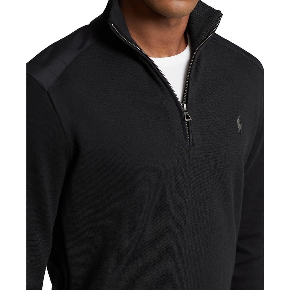 商品Ralph Lauren|Men's Hybrid Quarter-Zip Sweater,价格¥1236,第5张图片详细描述
