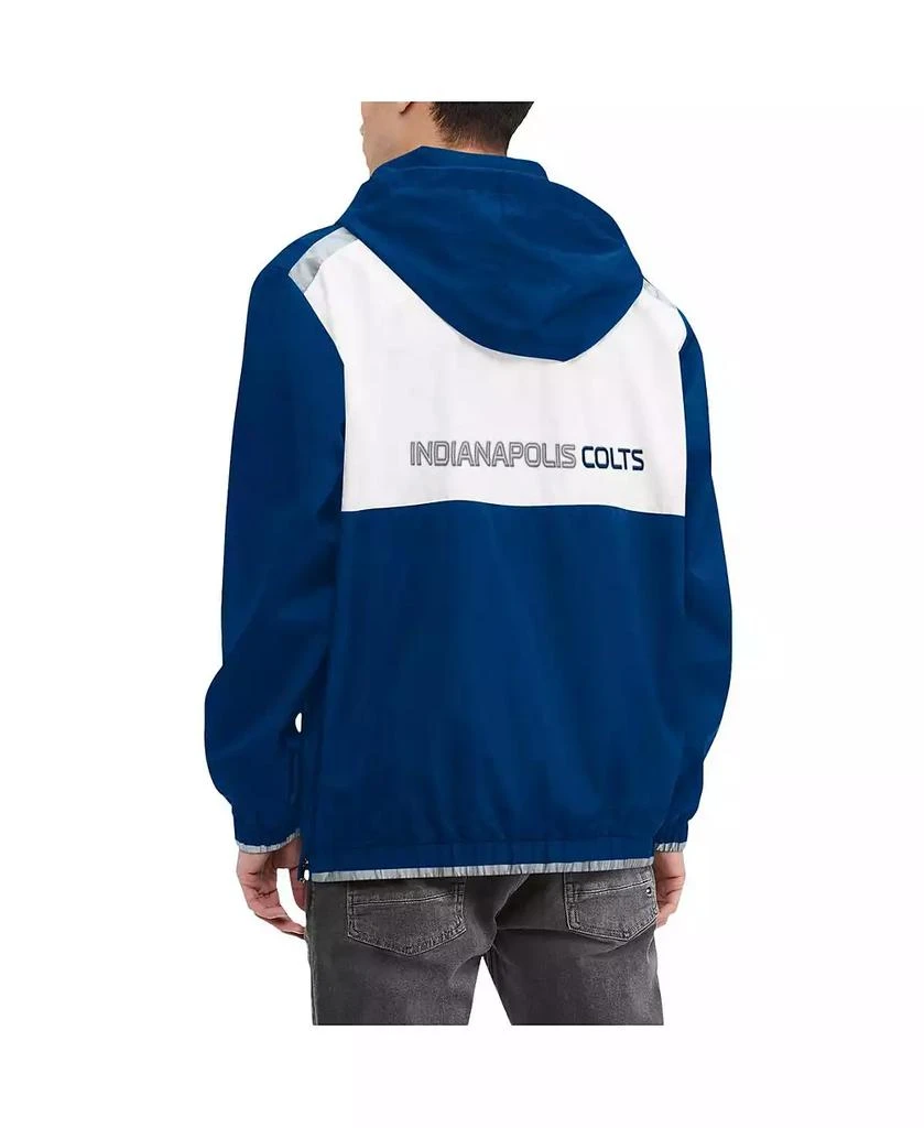 商品Tommy Hilfiger|Men's Royal, White Indianapolis Colts Carter Half-Zip Hooded Top,价格¥864,第2张图片详细描述