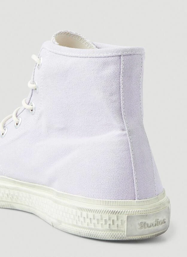 商品Acne Studios|Ballow High Top Tumbled Sneakers in Lilac,价格¥871,第5张图片详细描述