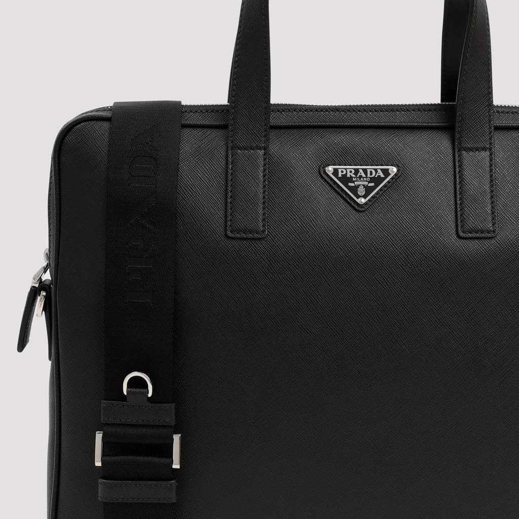 商品Prada|PRADA  LEATHER WORK BAG,价格¥16933,第4张图片详细描述