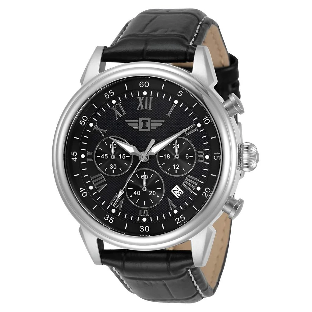 商品Invicta|Invicta Men's Watch - I by Invicta Quartz Chronograph Black Dial Strap | IBI-90242-001,价格¥439,第1张图片