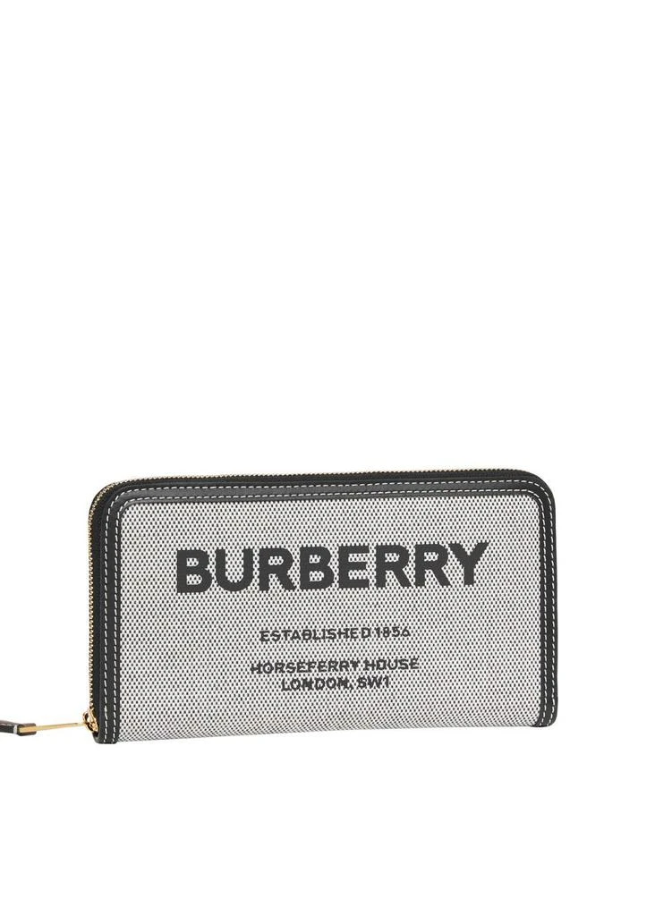 商品Burberry|Horseferry print canvas and leather ziparound wallet,价格¥4663,第3张图片详细描述