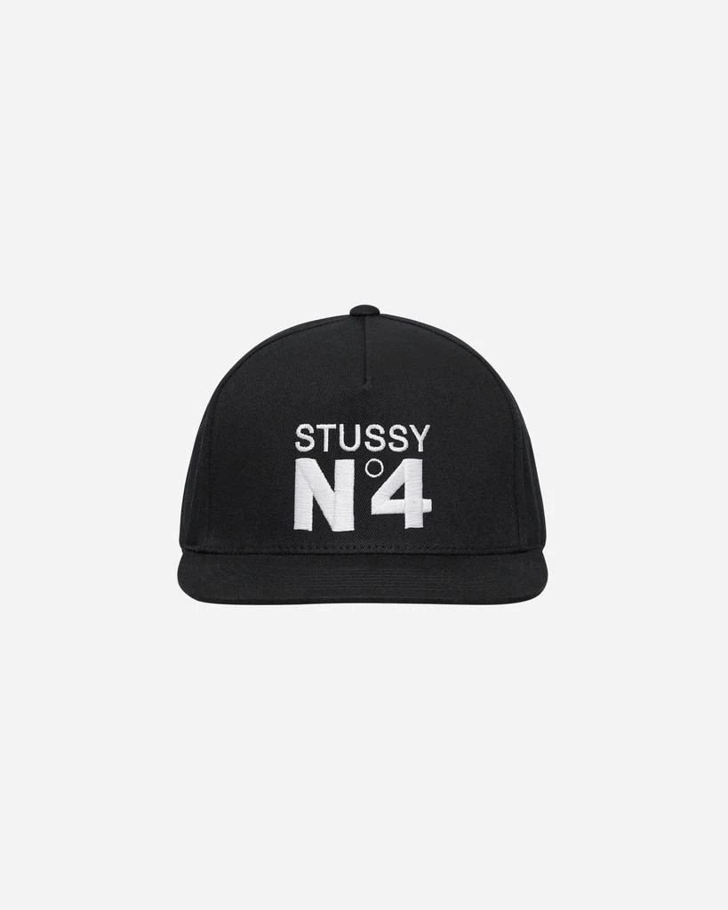 商品STUSSY|No. 4 Point Crown Cap Black,价格¥282,第2张图片详细描述