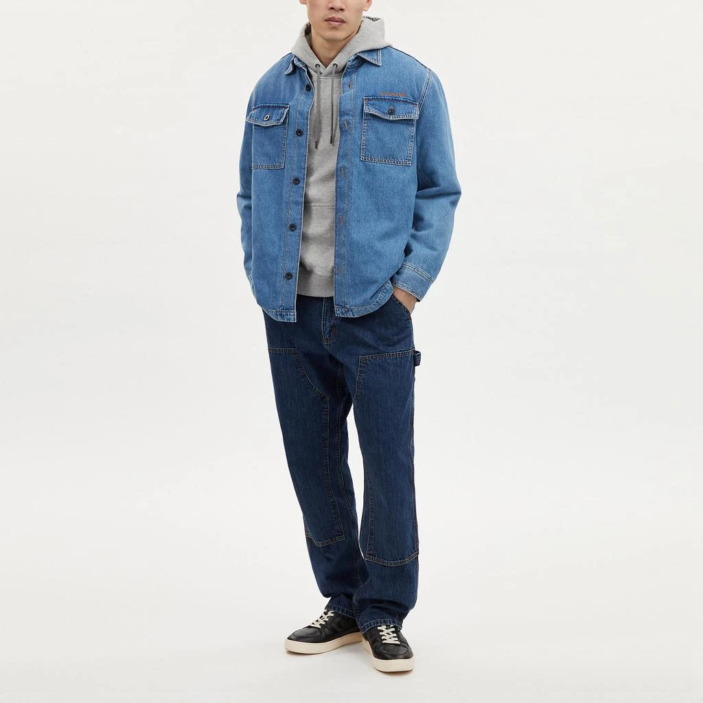 商品Coach|Coach Outlet Denim Overshirt,价格¥1457,第3张图片详细描述