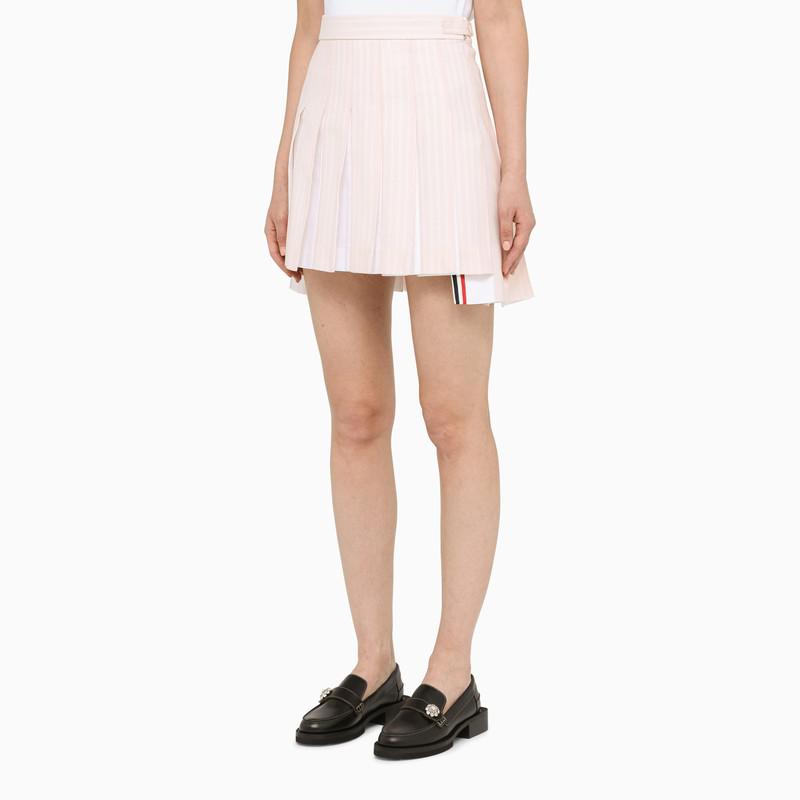 Pink and white pleated skirt商品第3张图片规格展示