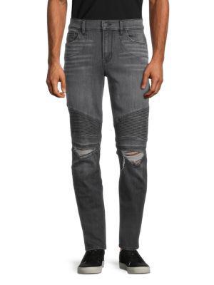 商品Hudson|Ethan Biker Skinny Jeans,价格¥298,第1张图片